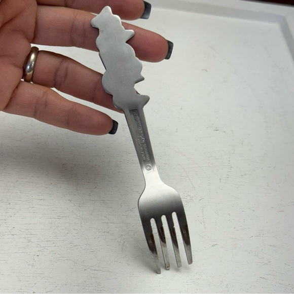Vintage Walt Disney Donald Duck Stainless Child's Fork Bybonny Japan - Picture 4 of 9